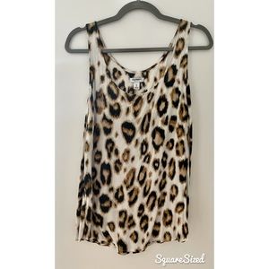 Leopard print tank top
